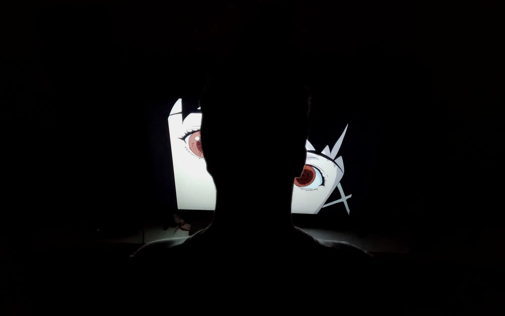 I rewatch stuff in the dark