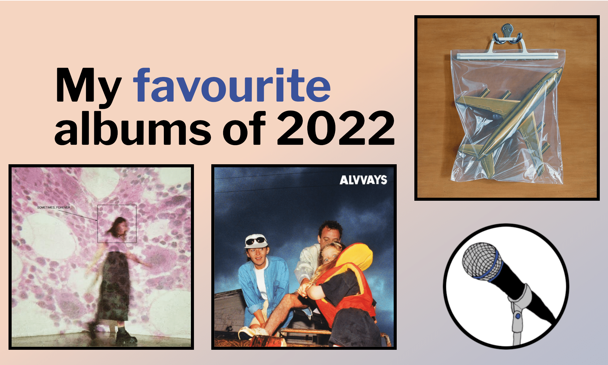 a graphic that reads My favourite albums of 2022